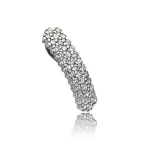 Złota zawieszka z cyrkoniami