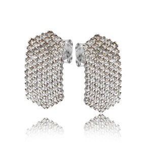 Złote kolczyki z cyrkonią