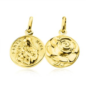 Złoty medalik św. RITA