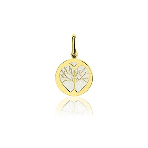 Złota zawieszka drzewko szczęścia